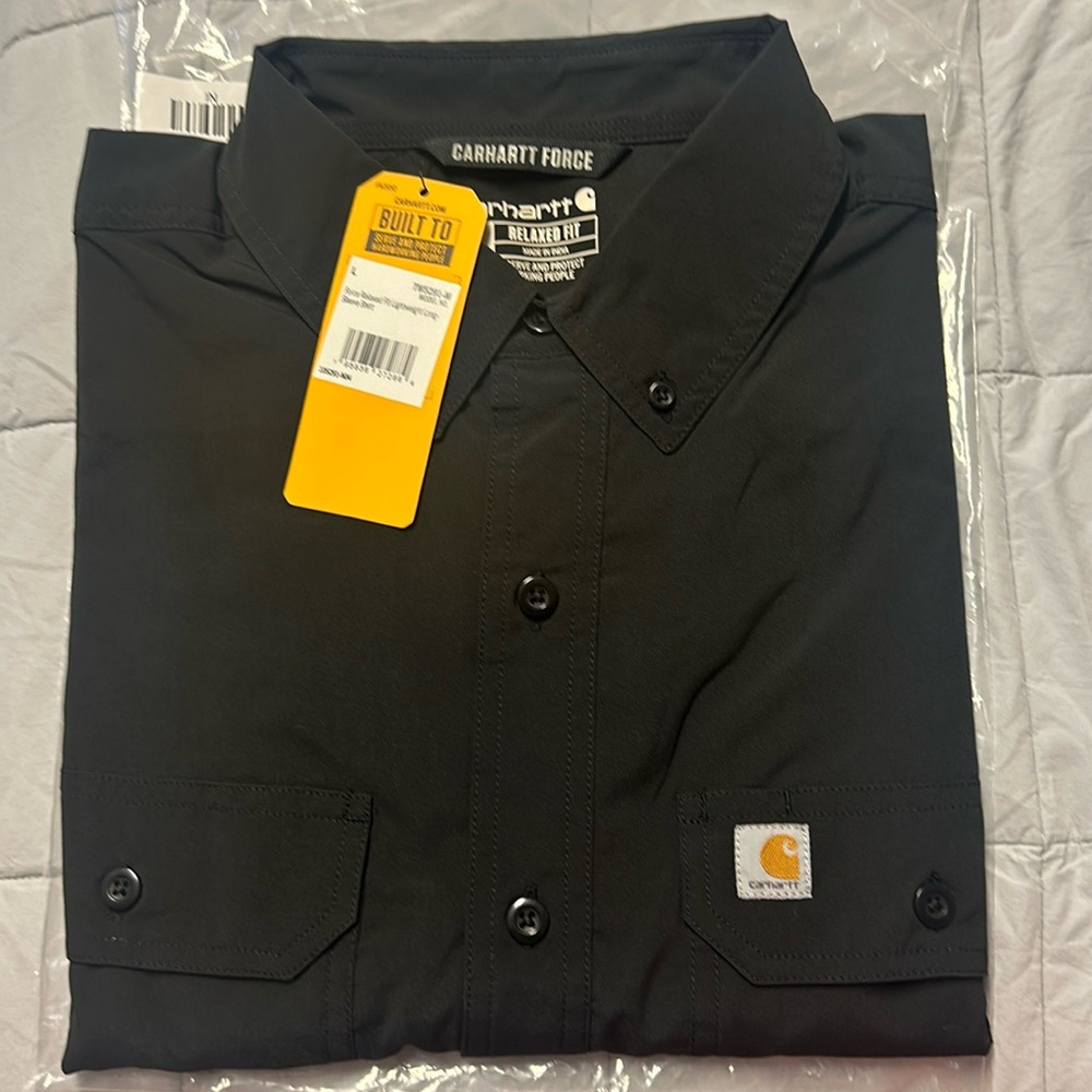 CARHARTT FORCE RELAXED FIT LIGHTWEIGHT LONG- SLEEVE SHIRT